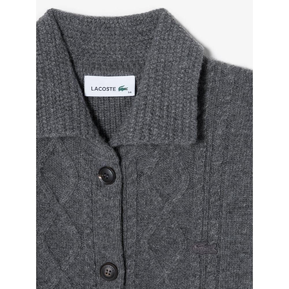 LacoSte Women S Cable Crop Cardigan Af779e 54n El6 q2nAf779e 54nEl6