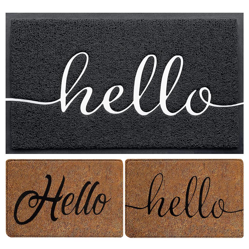 Doormat Carpet Mat Rug Polyester Non-Slip Floor For Bathroom Kitchen Water Absorption Entrance Mat Front Door Welcome Mat Carpet