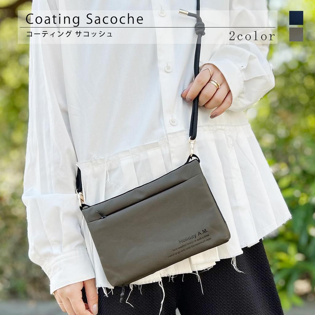 Holiday A.M. Women's Shoulder Bag [BlackSize: 14cm X 21cm X 2cm] Smartphone Shoulder BagPouch (KB211)