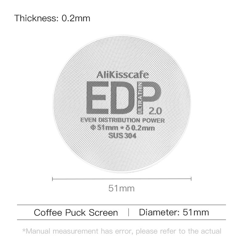 Alikisscafe Espresso Puck Screen Filter 51mm 53.5mm 58.5mm 57mm For Delonghi Breville Portafilter Barista Tools Coffee Accessory