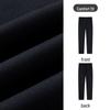 MONTAGUT Men's Plush Lined Mid-Waist Business Casual Trousers