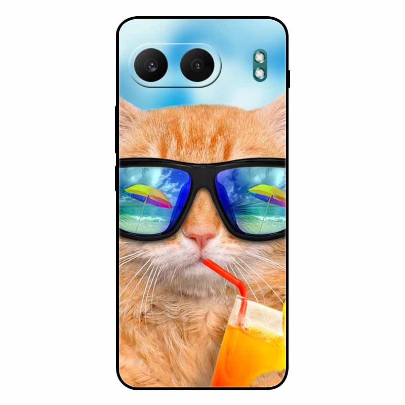 For Oneplus Nord 2 / Nord 3 / Nord 4 Case Soft Silicone Lion Cat Fashion Back Cover For Oneplus Nord 4 Cases Nord4 Protector TPU