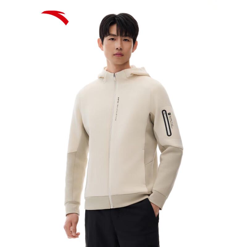 Anta Men s 2025 Spring Hooded Training Knit Jacket L