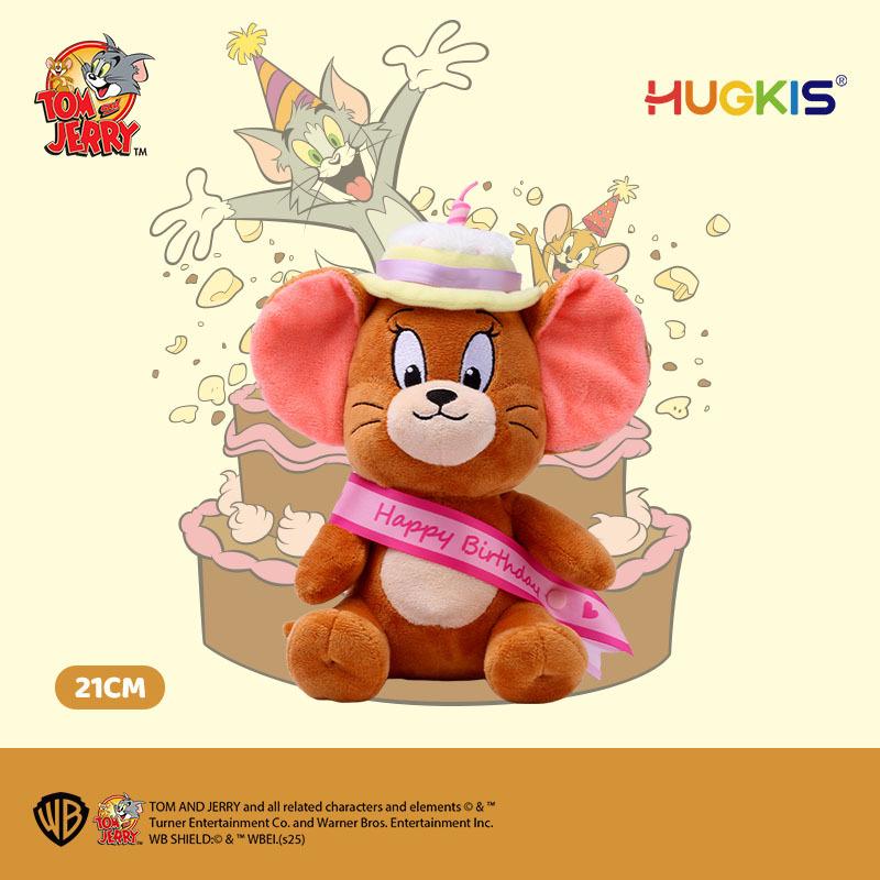 Tom & Jerry Plush Toy Set: Cat Doll & Mouse Pillow Birthday Gift