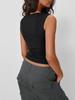 2025 Spring/Summer Sexy Slim-Fit Y2K Sleeveless Vest for Women