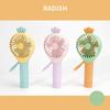 Pineapple Carrot Handheld Fan Press Misting Summer Cooling Fan Lightweight Portable Travel Outdoor Manual Mist Spray Personal Fan