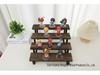 Four-Tier Iron and Wood Display Rack for Desserts and Aromatherapy Essentials