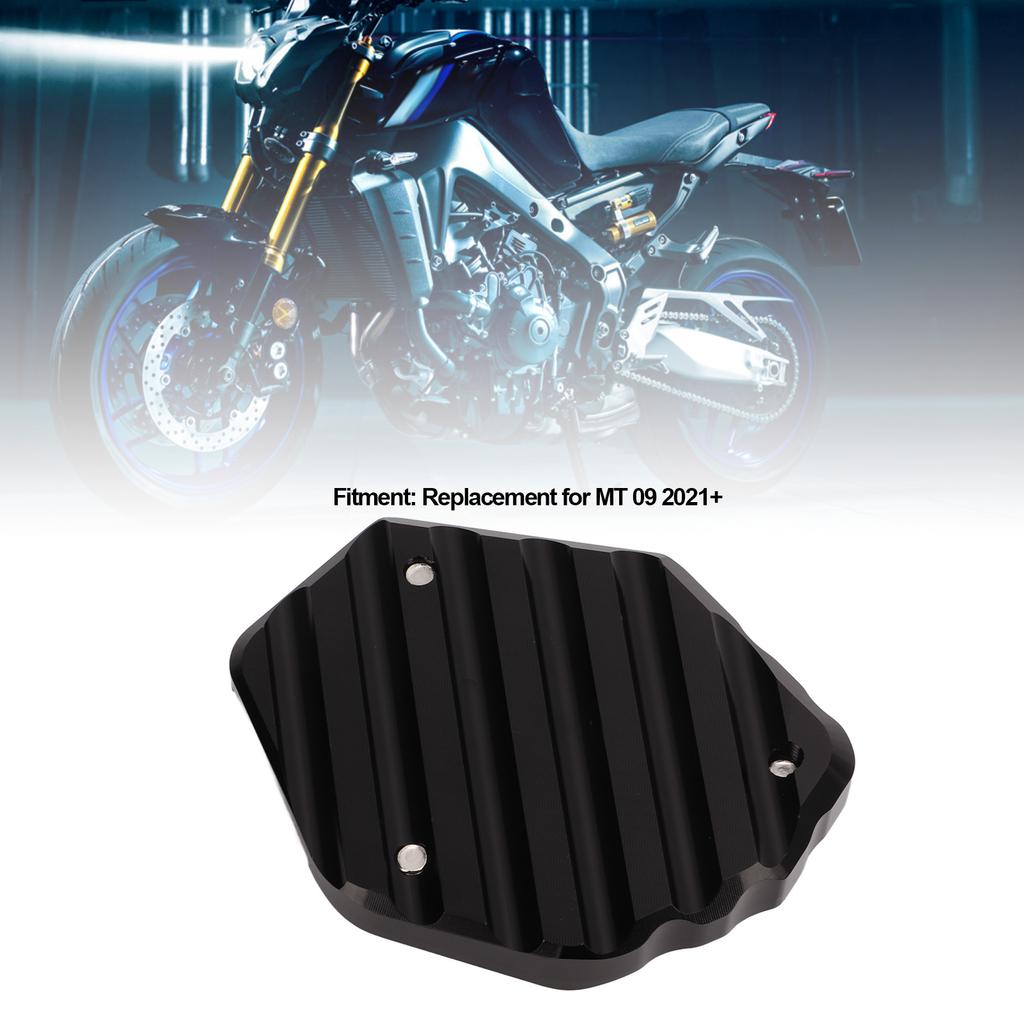 Aluminium Alloy Kickstand Extension Plate Side Stand Enlarger Pad Replacement for MT 09