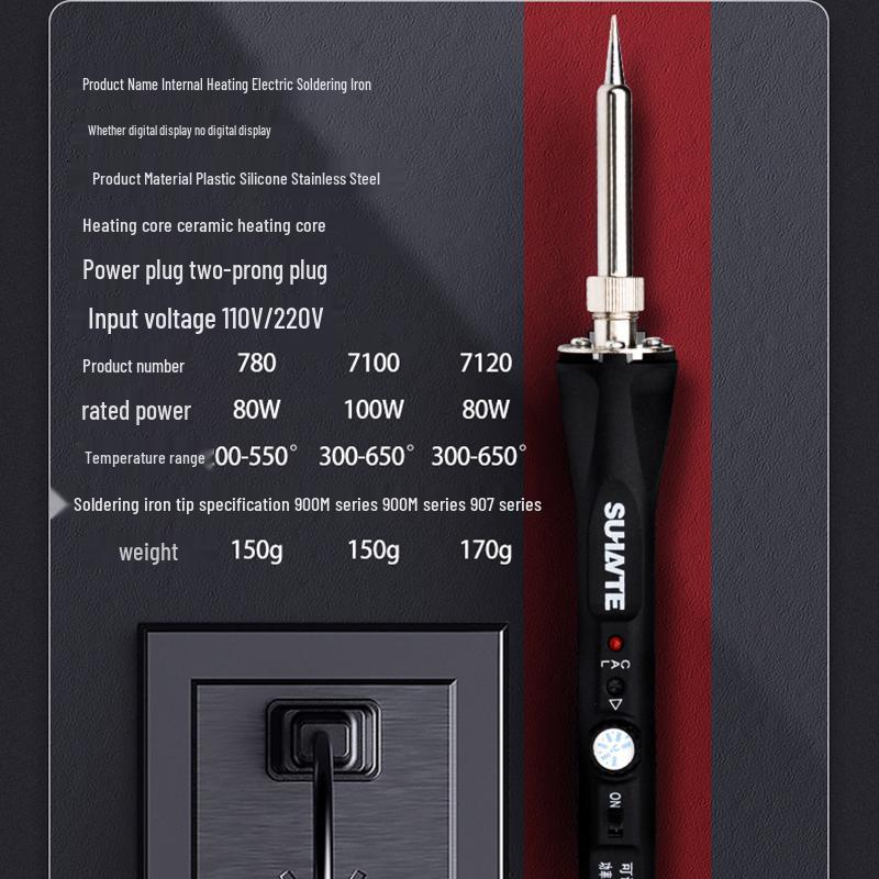 Digital Display Adjustable-Temperature High Power Soldering Iron Set