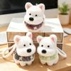 Niedlicher Westie Plüsch Schlüsselanhänger Stoffhund Spielzeug Kawaii Weiß Flauschig Duftend Tasche Anhänger Kompakt Für Geldbörse Zubehör Auto Lifestyle