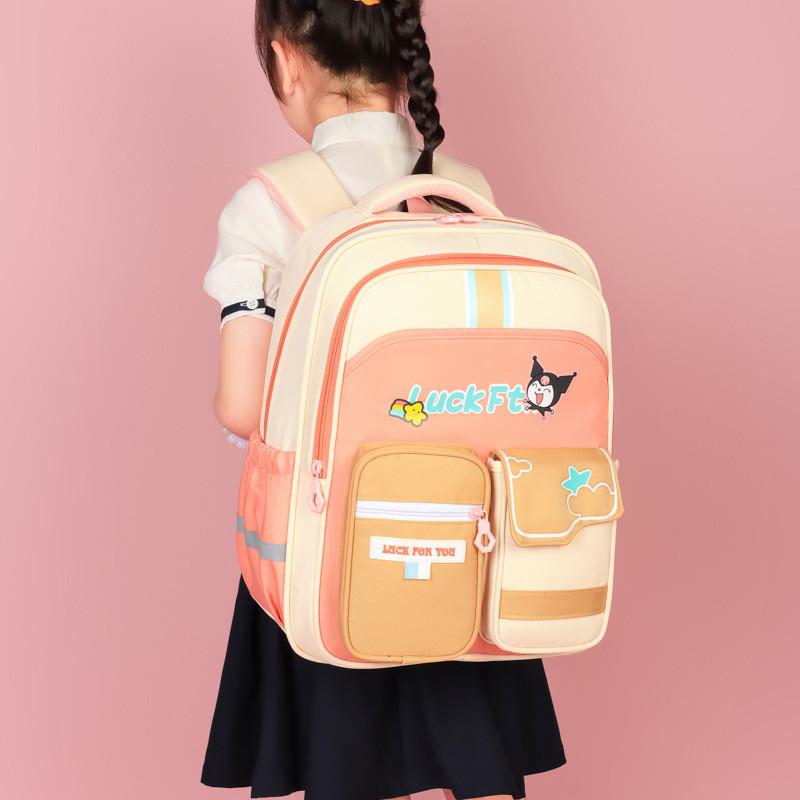 Adorable Multicolor Casual Backpack For Boys And Girls With Large Capacity For School Use