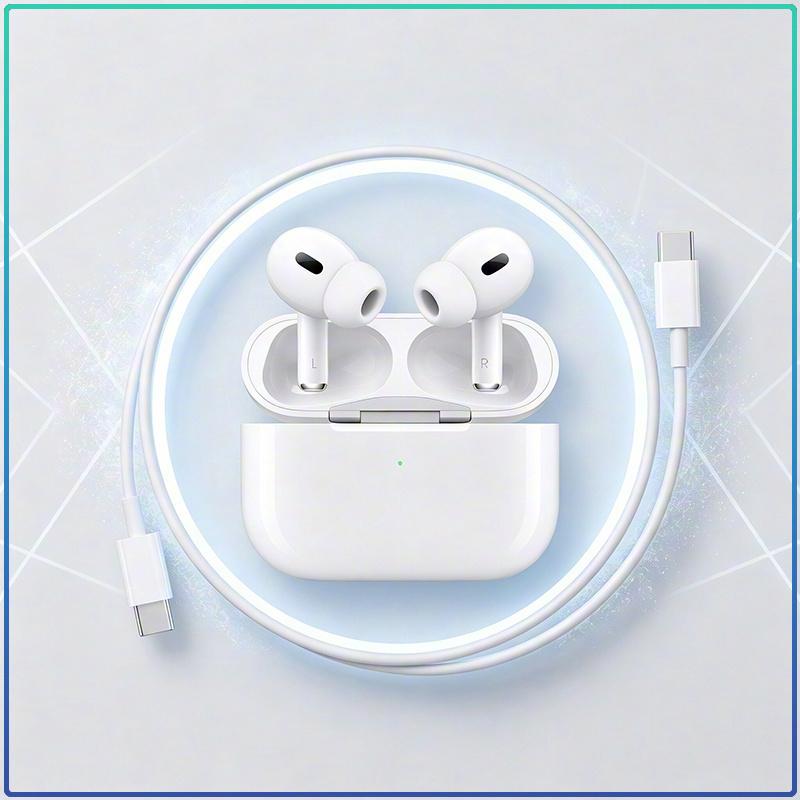 1:1 Air Pro 2 Kabellose Ohrhörer Mit Sofortiger Kopplung Geräuschunterdrückung Hochwertiger Mesh-Treiber Und USB-Ladekabel Für Den Täglichen Gebrauch