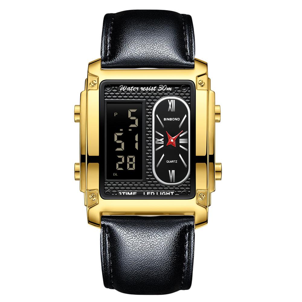 Men's Waterproof Luminous Running Alarm Clock Watch