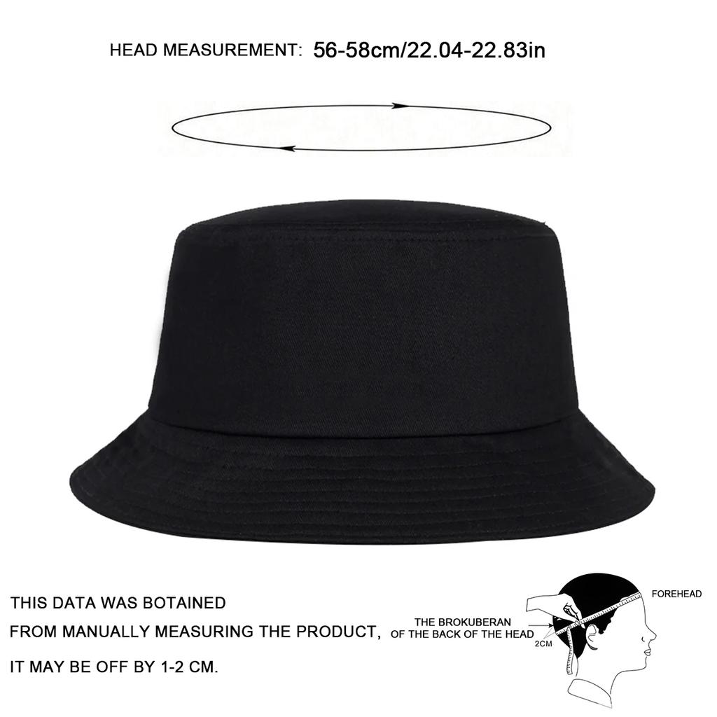 Sombreros de Cubo de Color Sólido Ligero con Placa de Personalidad para Unisex, Gorras de Pescador, Gorra Casual para Exteriores, Sombrero Protector Solar