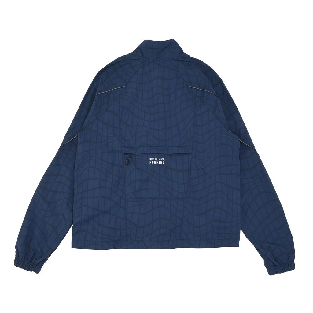 Impact Run Printed Light Packable Jacket WJ21265 NNY L [New Balance] Women's (NB Navy)