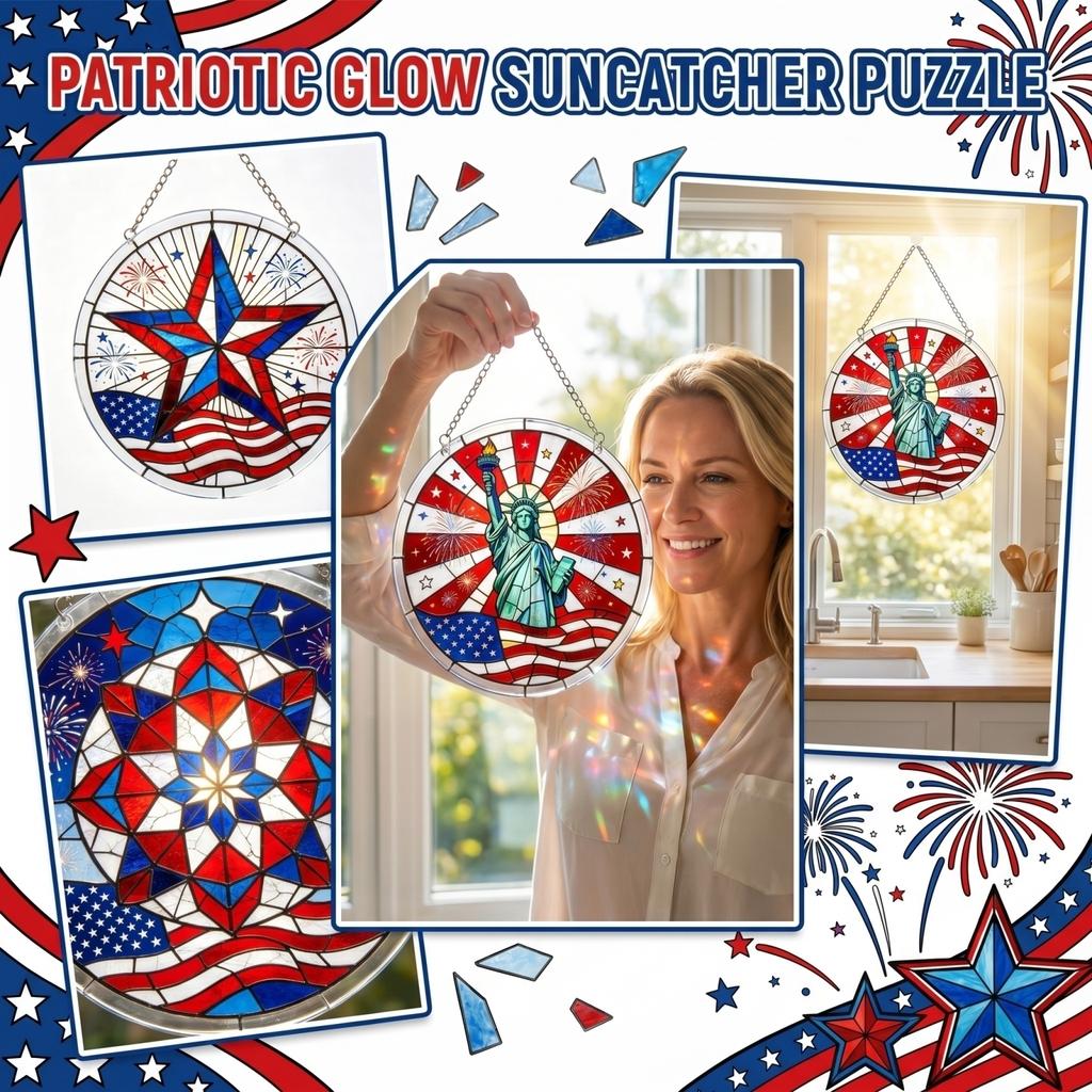 Acrylic Puzzle Toy Suncatcher Window Hanging