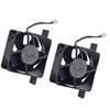 2pcs Game Console Internal Cooling Fan Good Heat Dissipation Built in Cooler Replacement