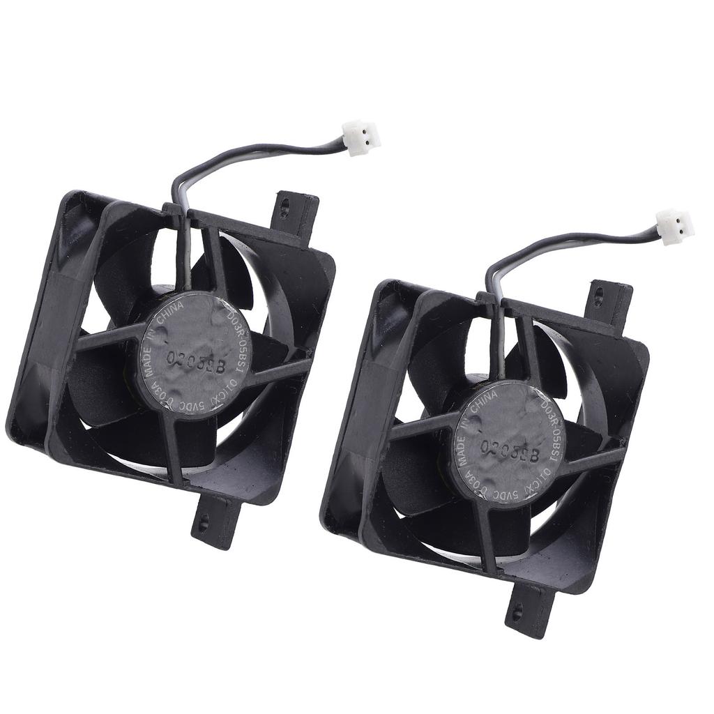 2pcs Game Console Internal Cooling Fan Good Heat Dissipation Built in Cooler Replacement