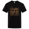 New Walking Dad Fun Street Printed Summer Mens Breathable Round Neck Tshirt Polyester Fabric Outdoor Casual Top