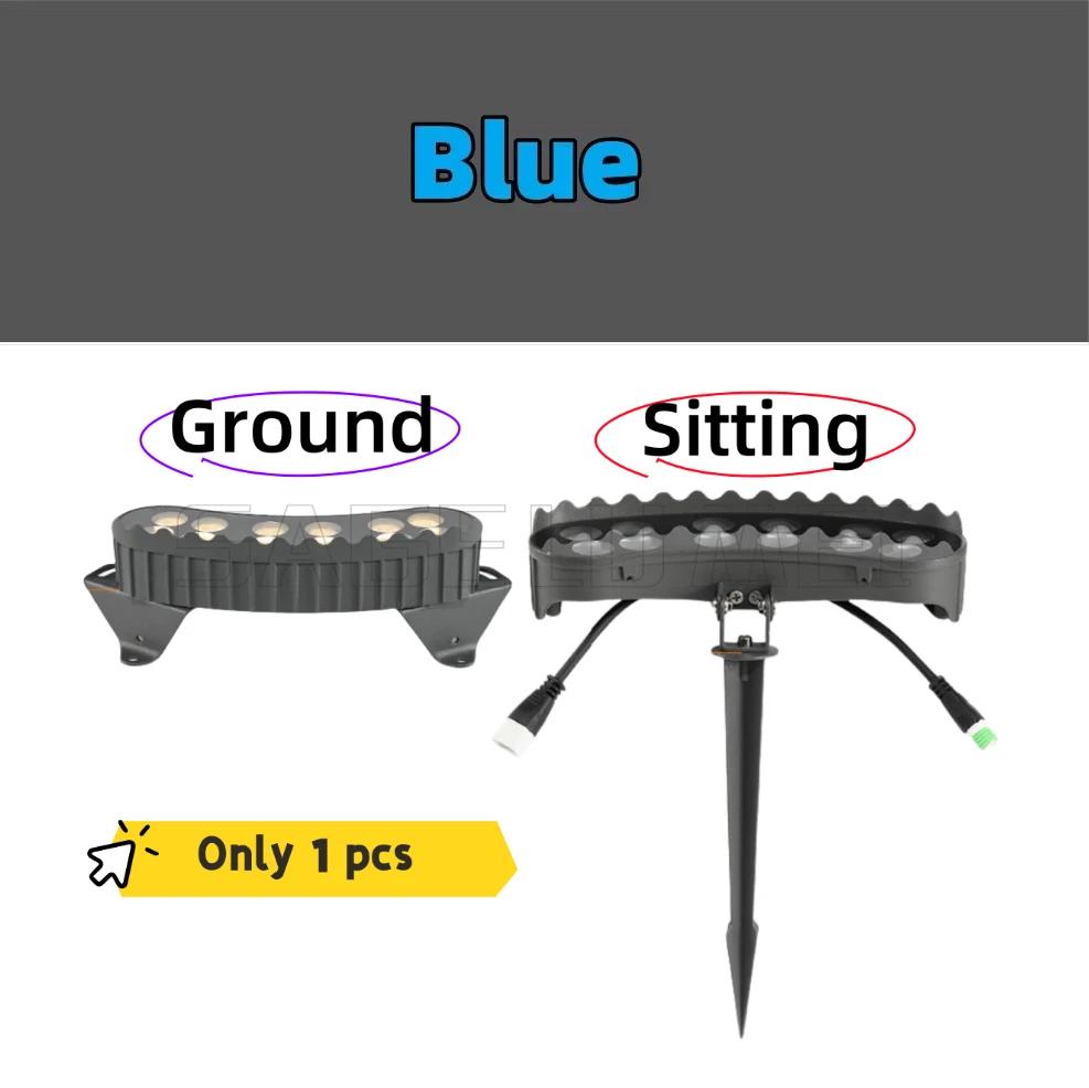 

LED Tree Hugger Light Ring Splicing Outdoor Waterproof IP67 Pillar Lights Landscape Garden Lighting Decor Gazebo AC220v DC24v12w DC24V Ground синий