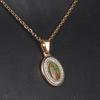 Graceful Stainless Steel Necklace Women Religious Statement Necklace Comfortable Chain Necklace for Religious Activity