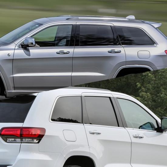 Fit Jeep Cherokee Grand Pillar 11-21 Window Post Door Cover Molding Trim