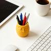 Office Desktop Organizer 3D Printed Honey Jar Pen Holder, Creative Desk for Small Item Storage Box Stationery, Makeup Brush Toothbrush Cute Container