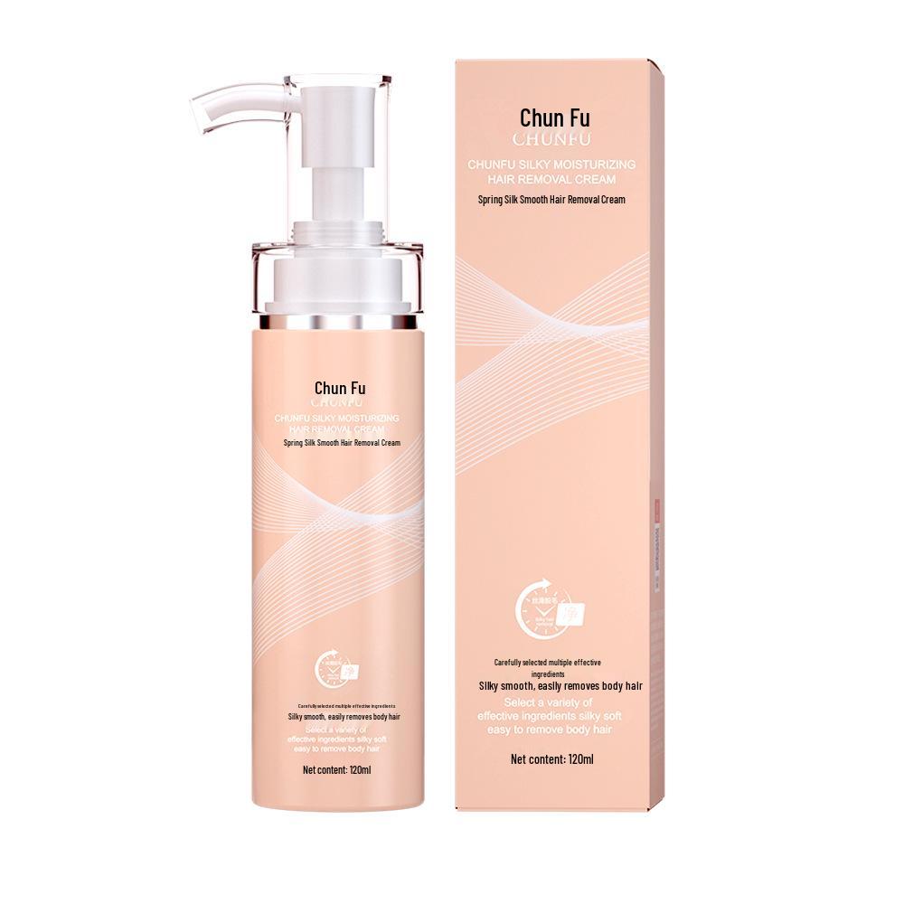 Spring Smooth & Clean Depilatory Cream: Gentle, Non-Irritating Hair Removal for Underarms, Legs, Arms, Face, Lip, and Moustache.