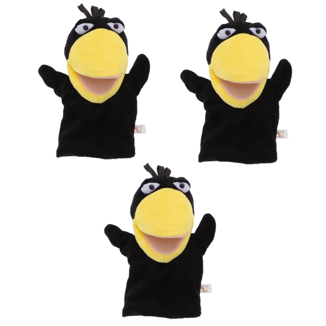 

CALLARON Плюшевая кукла, Кукла-марионетка Ворон, Кукла-марионетка Лиса, Милая игрушка-животное, Кукла-чревовещатель, Кукла для танцев руками, Хэллоуин, Рождество,