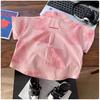 Boys Summer Retro Tie Dye Pink Short Sleeve Shirt Lightweight Breathable