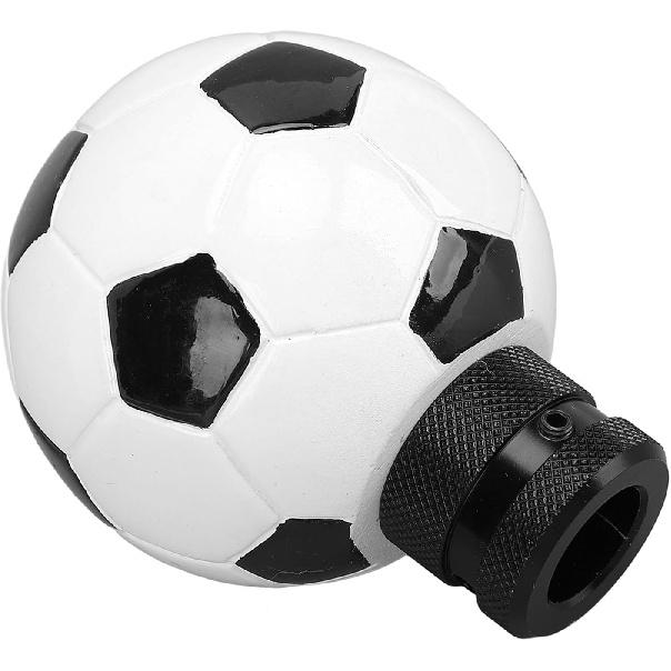 Shifter Knobs, Gear Shift Knob Soccer Look Soccer Shifter Knobs Gear Shifter Lever Head Replaceable Football Shift Knob for Most Manual Cars
