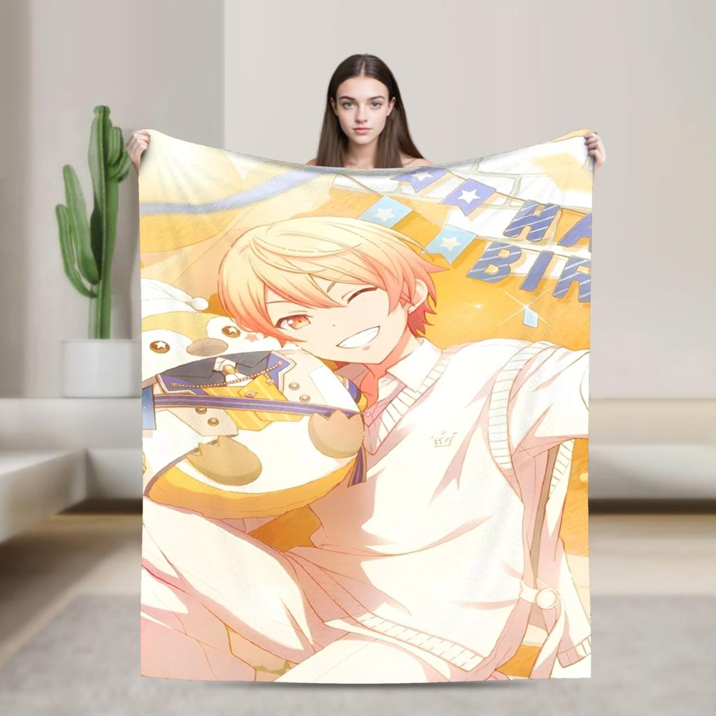 sekai tsukasa tenma Blanket Super Soft Fleece Healing Present Throw Blanket Bedspreads