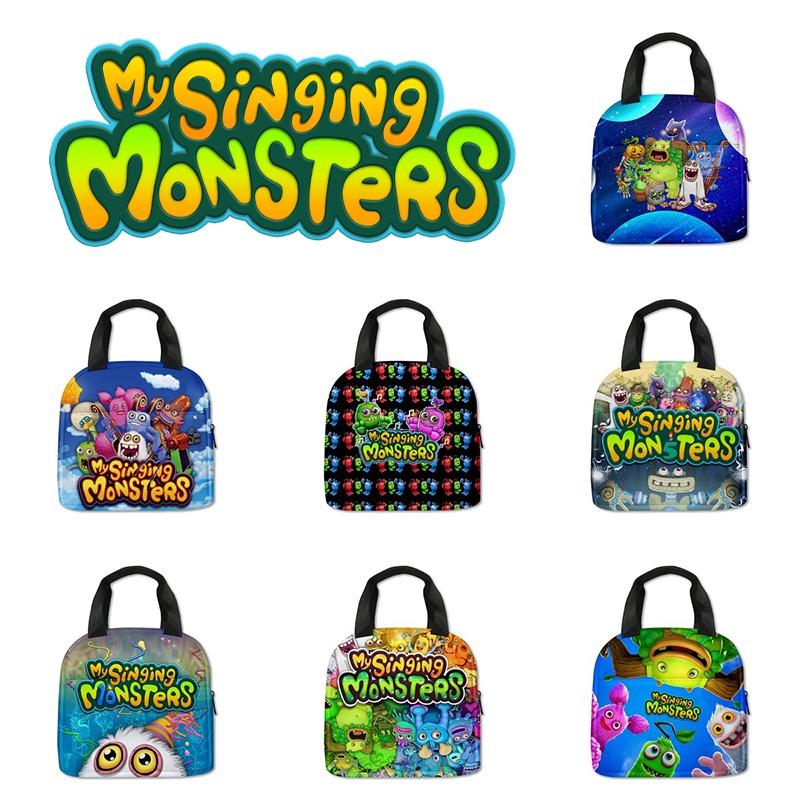 Cute My Singing Monsters Lunch Tote For Elementary School Children