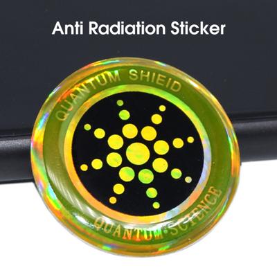 Apsaugos nuo radiacijos lipdukas Mini radiacijos absorbcija Epoksidinis apvalus telefono EMF apsaugas mobiliajam telefonui