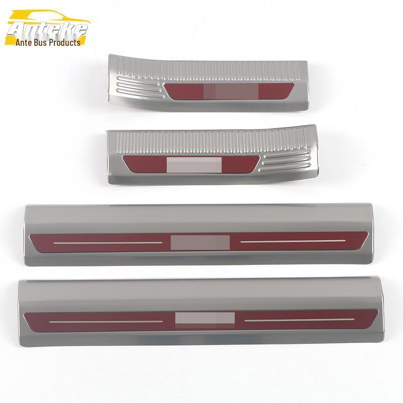 T55 Stainless Steel Sill Strip: Anti-Scratch Bumper Welcome Pedal Mod