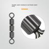 10PCS High Tensile Fishing Barrel Swivels High Speed 3 Roller Swivels   Flying Fishing