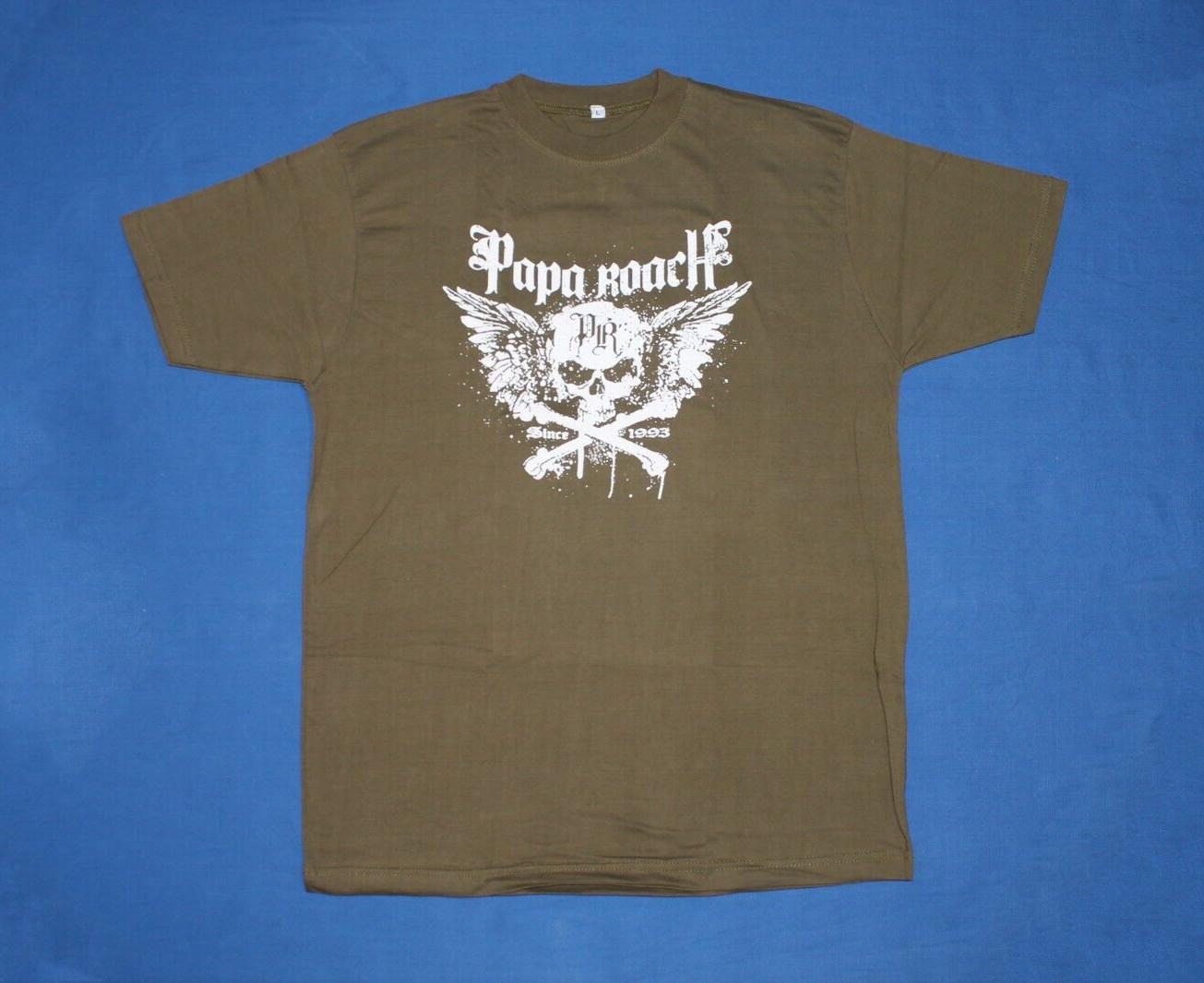 New Papa Roach Shirt Come To Papa Tour 2011 Rap Metal Band Men s Tee Large S