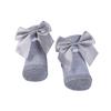 3pairs Newborn Baby Girls Socks Bow Toddler Indoor Socks Fit 0-6 Months