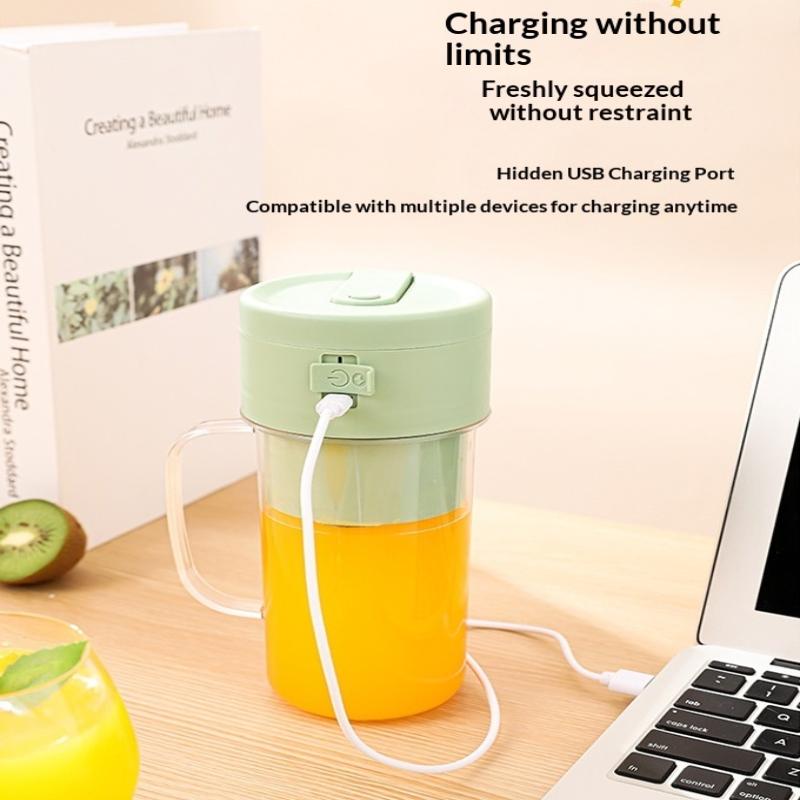 Portable Electric Fruit Juicer Cup USB Rechargeable for Camping Hygienic Travel Home Smoothies Shakes Use