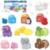 Toys Baby Montessori Learning Ocean Animal Finger Puppet Set 10 Numbered  Matching Game Fine Motor Sorting Toy For Toddler Gift