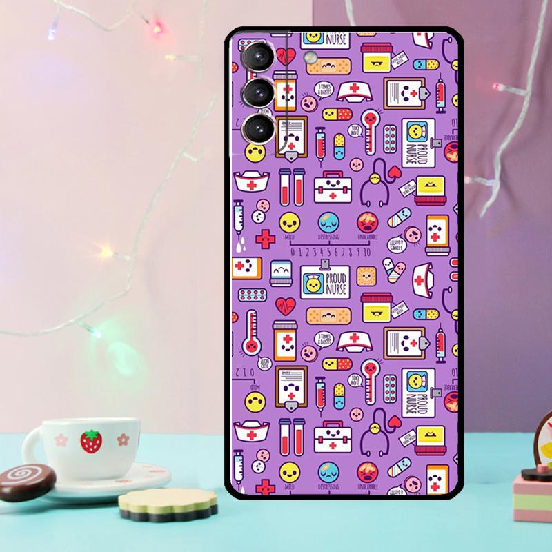 

Medicine Doctor Nurse Phone Case For Samsung Galaxy S25 Ultra S20 S21 S22 S23 S24 Ultra Plus S9 S10 S25 FE Cover For Galaxy S9