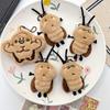 Keychain Pendant Soft Fluffy Muscular Cockroach Charm Key Chain Multi-Functional Key Holder Stress Relief Decompression Toy Keys Bags Car Decoration
