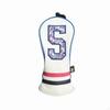Golf Club Headcover Embroidered Driver Cover with Numbers Textured for
