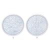 Multifunction Coaster Resin Mold Novelty-Snowflake Cup Mat Silicone Mold Xmas-Tree Coaster Epoxy Resin Mould Table-Decor