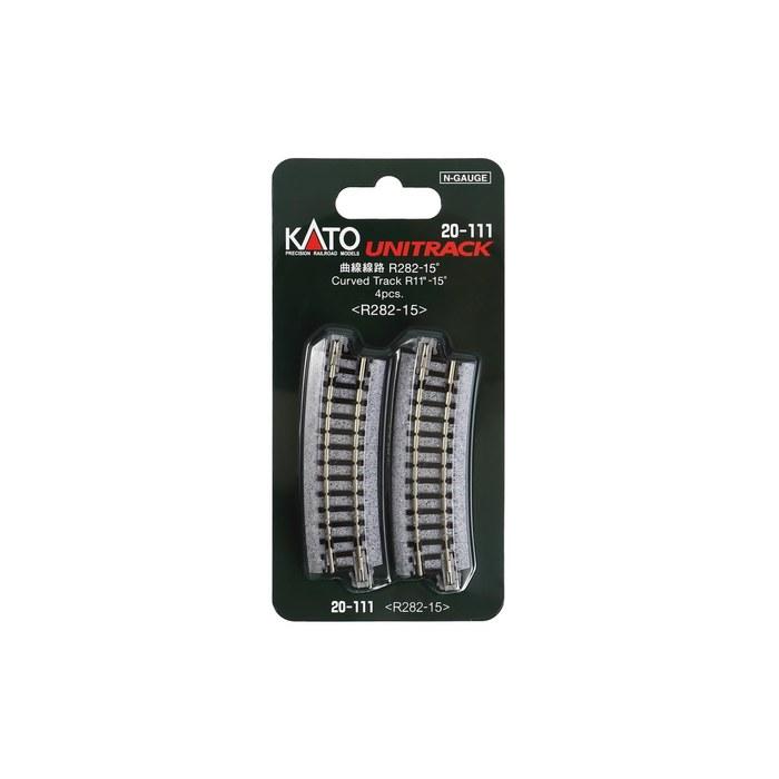 KATO N Gauge Curved Track R282-15 (4 Pieces) 20-111