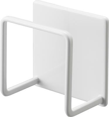 Yamazaki Jitsugyo Magnetic Sponge Holder White Approx. W6.5 X D4.3 X H6.5cm Tower Sponge Holder Sponge Rack Kitchen Storage 3070