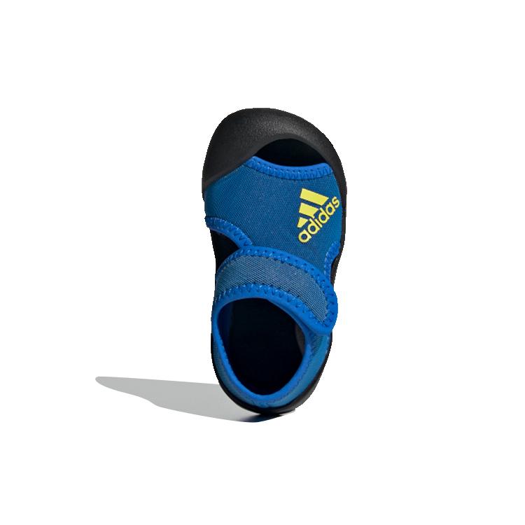 Adidas Slip Resistant, Abrasion Resistant, Breathable Low top Sandal Blue Infant And Toddler FV8893