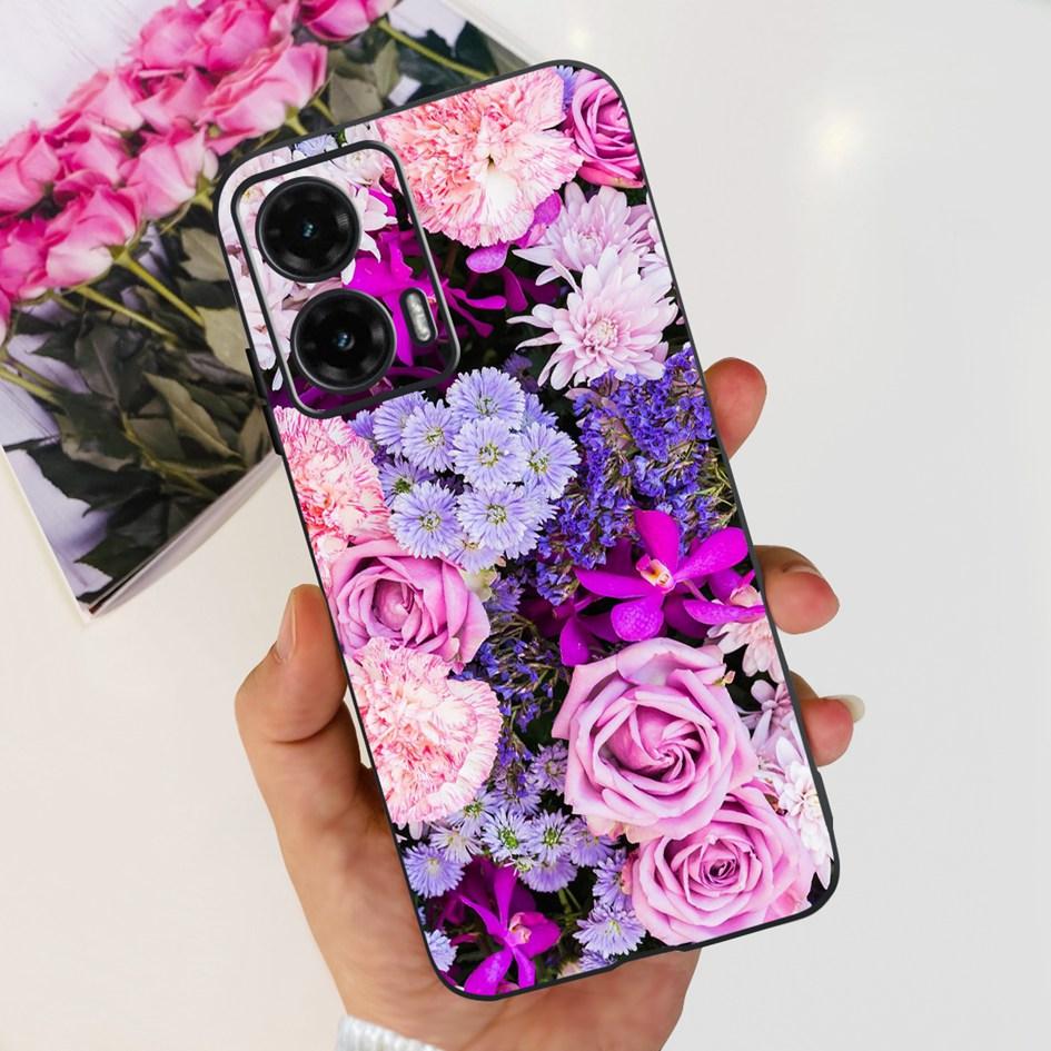 For Motorola Moto G35 5G Case 2024 Cute Cartoon Cat Butterfly Bumper Soft Silicone Phone Cases For MotoG35 G 35 Protective Cover