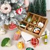 3Pcs Christmas Decorations Creative Hand-Painted Glass Pendant Fun Fruit and Vegetable Shaped Xmas Tree Hanging Ornaments Gifts