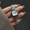 Retro Women Watch Stainless Steel Bracelet Quartz Wristwatch Minimalist Elegant Ladies Dress Clock Waterproof Gift Reloj Mujer